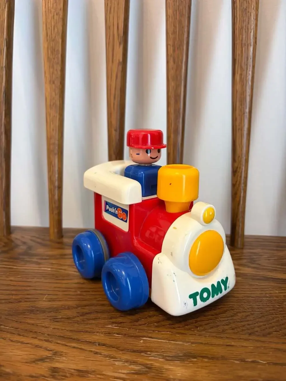 LittleTomy Push 'n Go Train Car 1991 TOMY